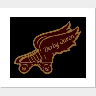 Vintage Derby Queen Skate Posters and Art